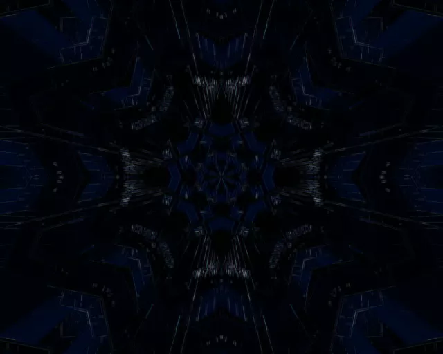 5:4 Industrial Neon Tunnel VJ Loop 60fps Screensaver Kaleidoscope