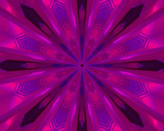 5:4 صنعتی تونل نئون VJLoops 60fps صفحه نگهدار انفجار شعاعی