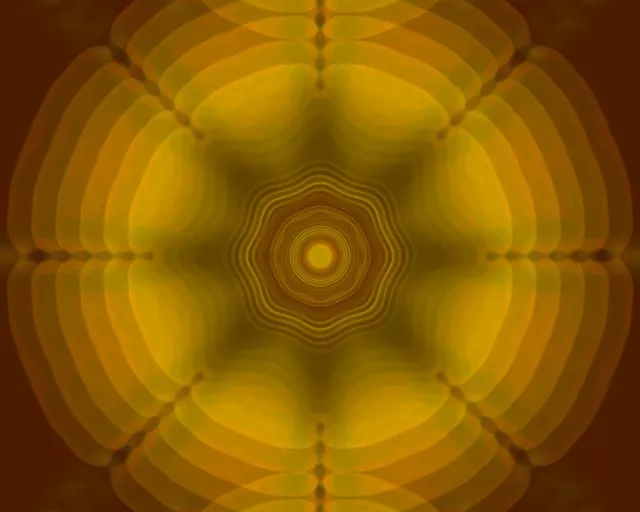 5:4 صنعتی تونل نئون VJLoops 60fps صفحه نگهدار درخشش متحدالمرکز درخشان