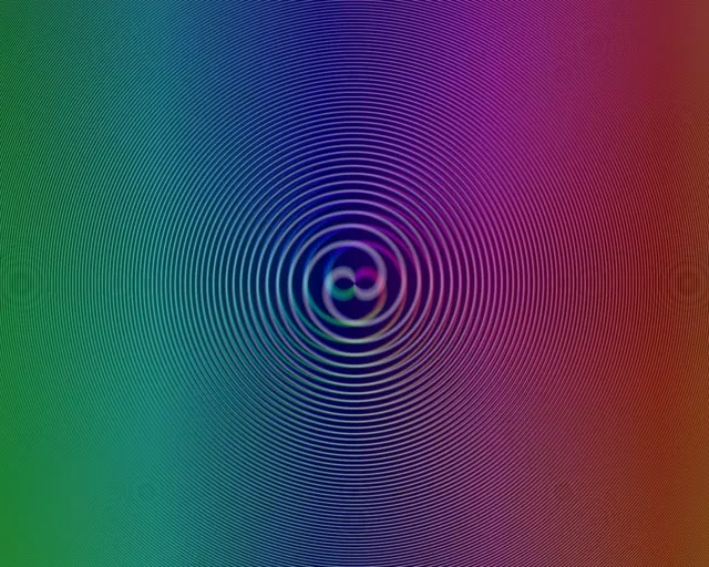 5:4 Industrial Radiating Violet Jade Hypnotic Concentric Vortex 60FPS Screensaver