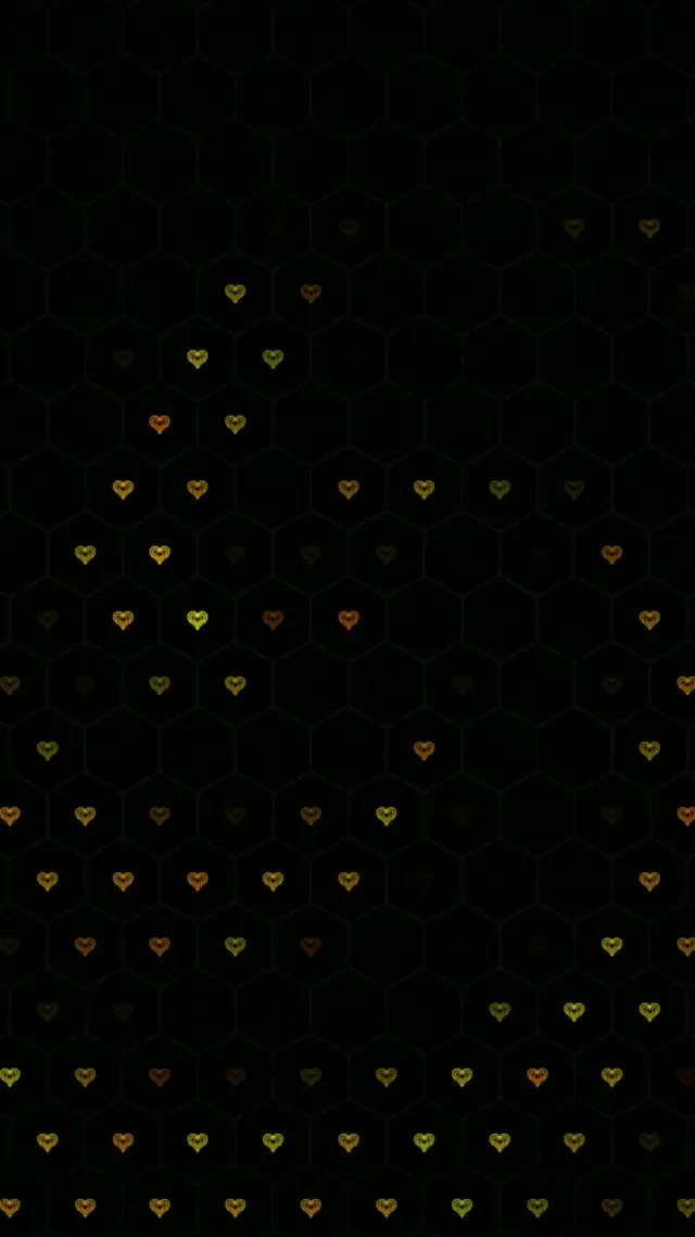 9:16 Reels | 60fps Falling Golden Hearts Live Wallpaper Screensaver