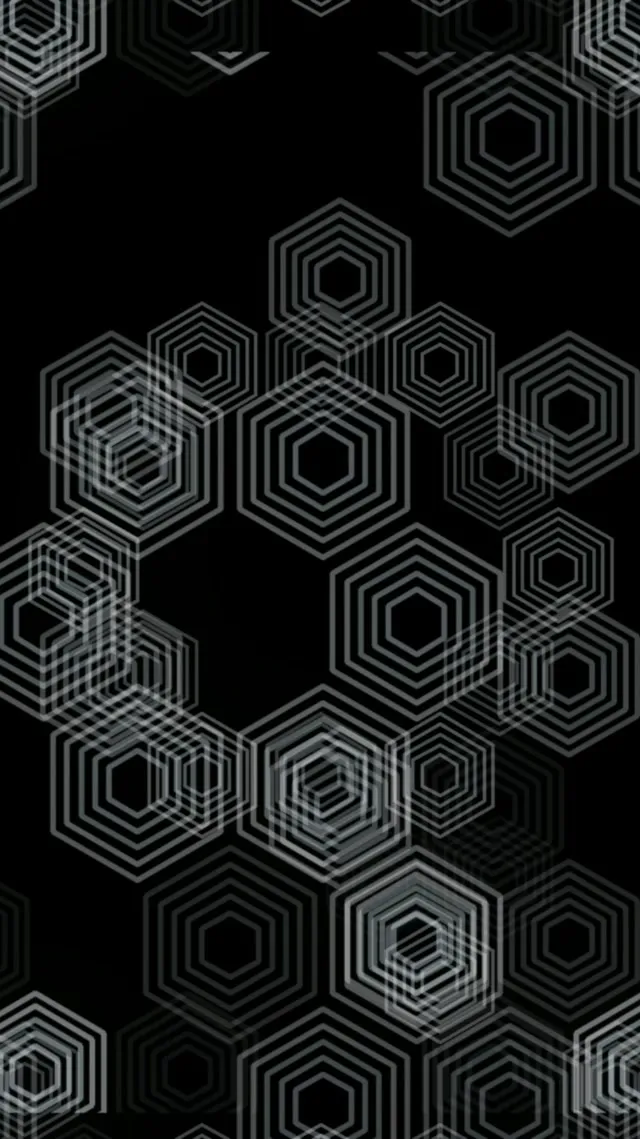 9:16 Reels | 60fps Hexagon Motion Live Wallpaper Screensaver for Video Editing
