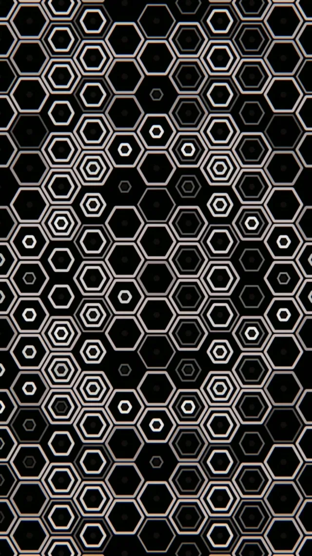 9:16 Reels | 60fps Hexagonal Honeycomb Live Wallpaper Screensaver Motion VJ