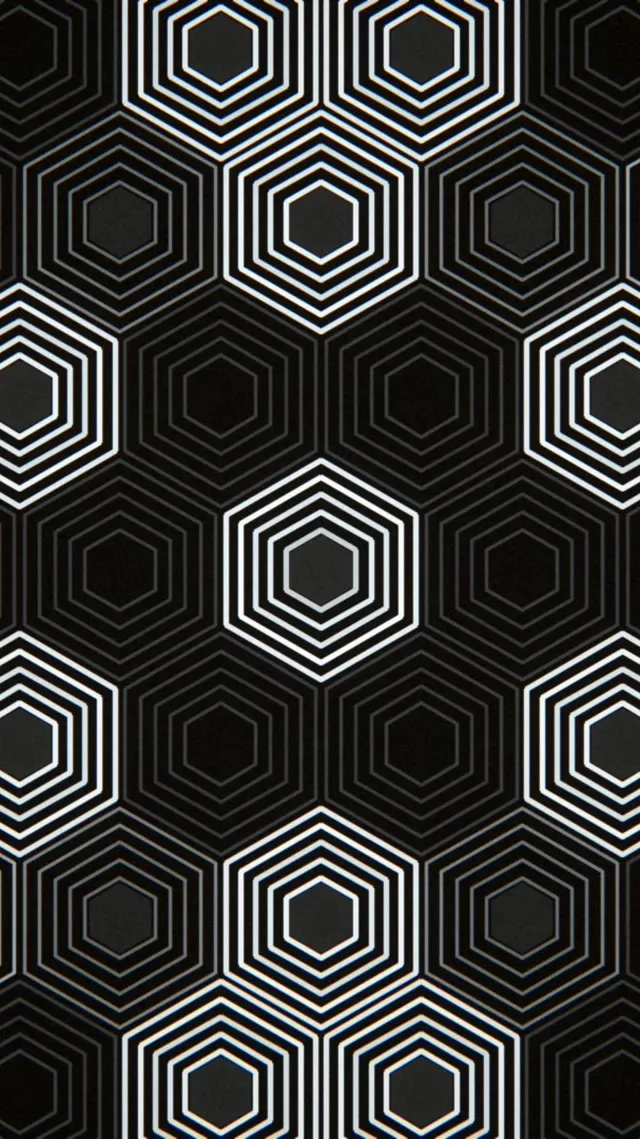 9:16 Reels | 60fps Hypnotic Hexagon Pattern Live Wallpaper Screensaver