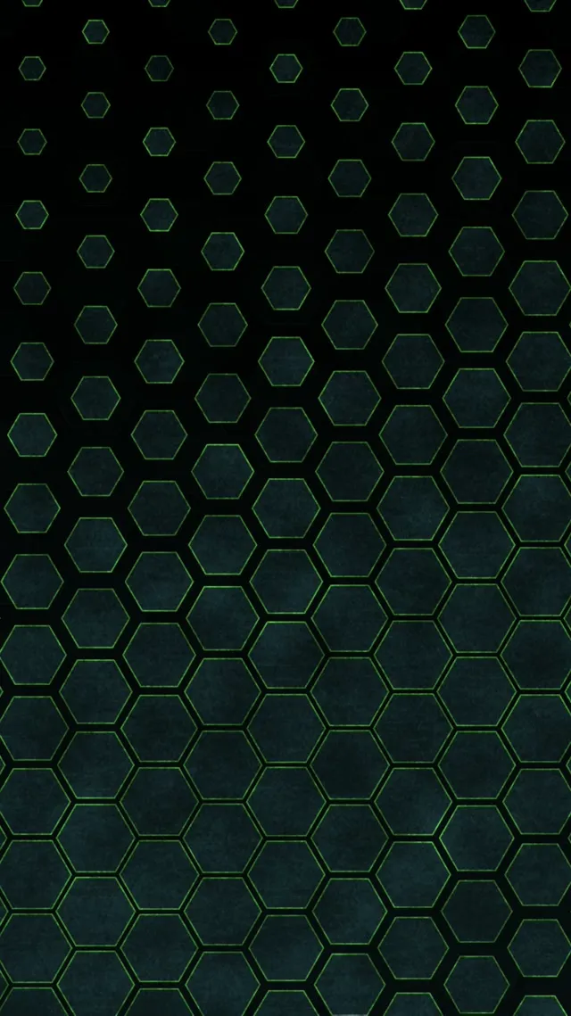 9:16 Reels 60fps Screensaver Neon Tunnel VJ Animation Green Hex Grid