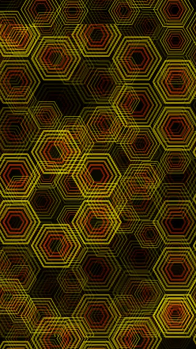 9:16 Reels | 60fps Screensaver | Yellow Red Geometric Live Wallpaper
