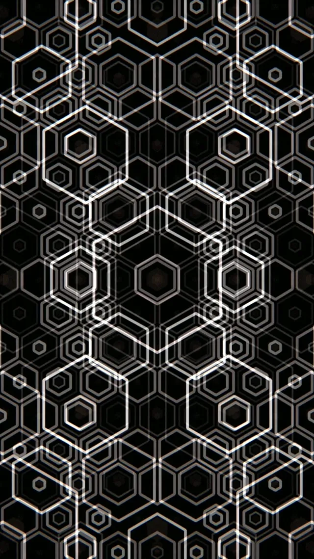 9:16 Reels | 60fps Seamless Hexagon Live Wallpaper Screensaver
