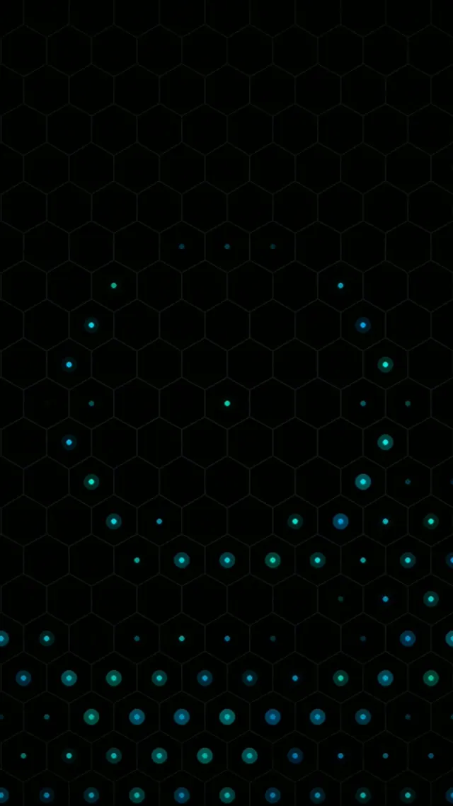 9:16 Reels | Animated hexagon nodes 60fps screensaver live wallpaper