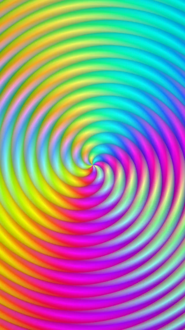 9:16 Reels | Bright hue spiral motion 60fps screensaver live wallpaper