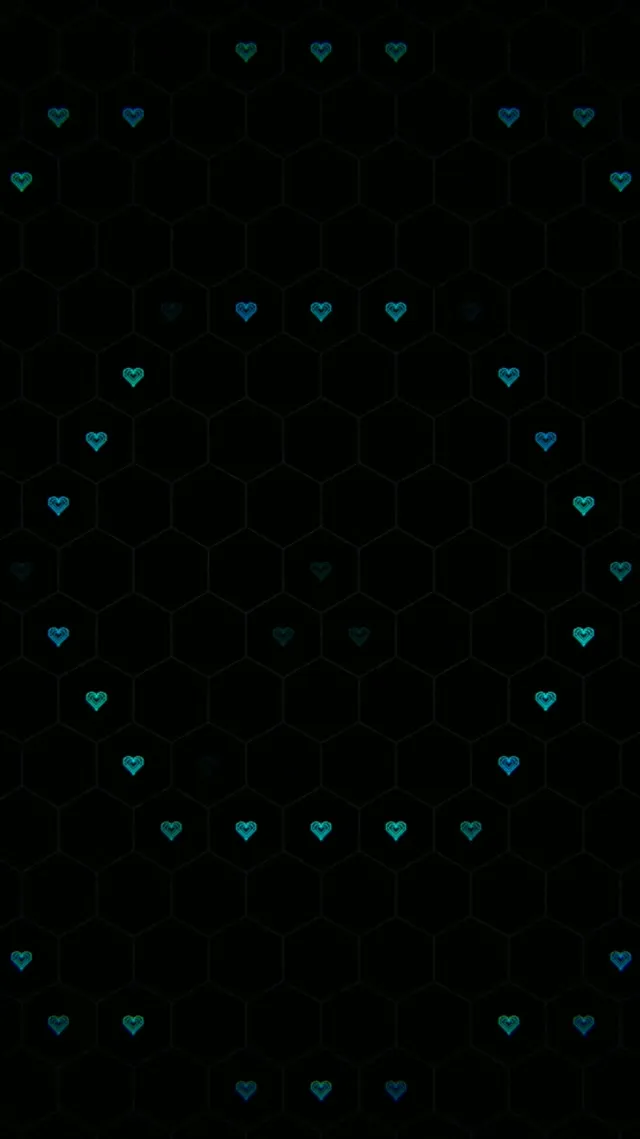 9:16 Reels | Cyan Hearts Drop 60fps Screensaver Motion Background