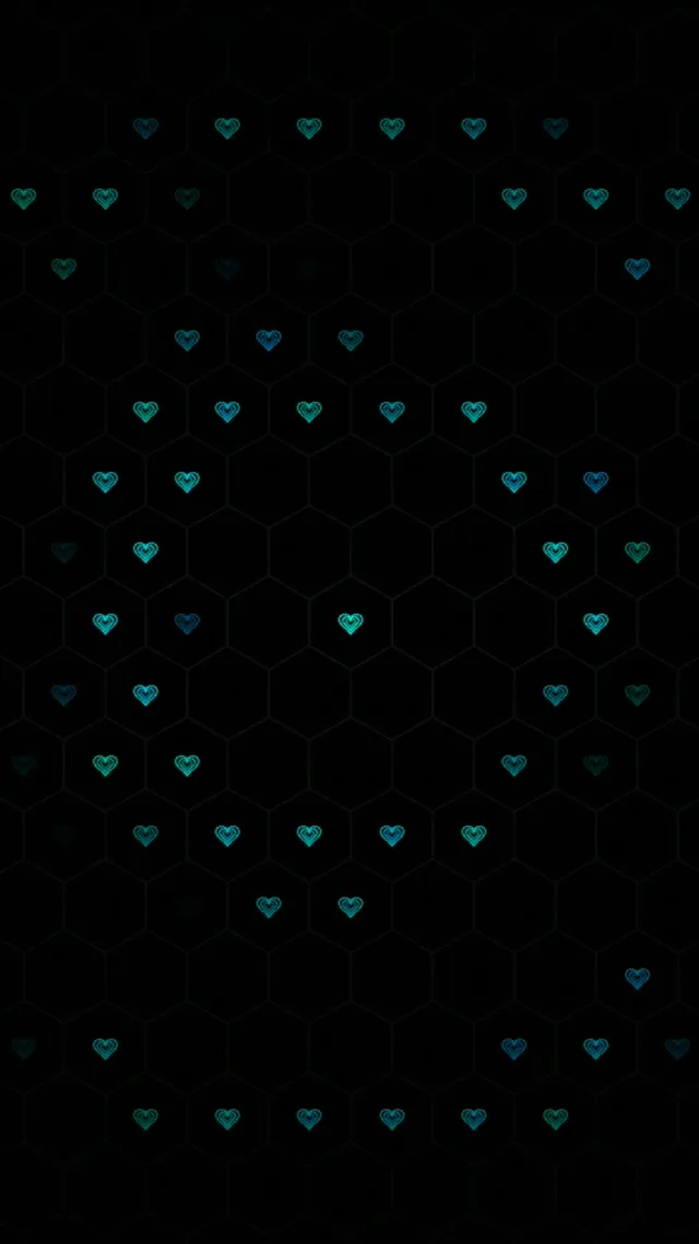 9:16 Reels | Cyan Hearts Motion Background 60fps Screensaver