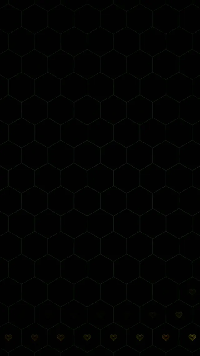 9:16 Reels | Floating Gold Hearts Dark Pattern 60fps Live Wallpaper