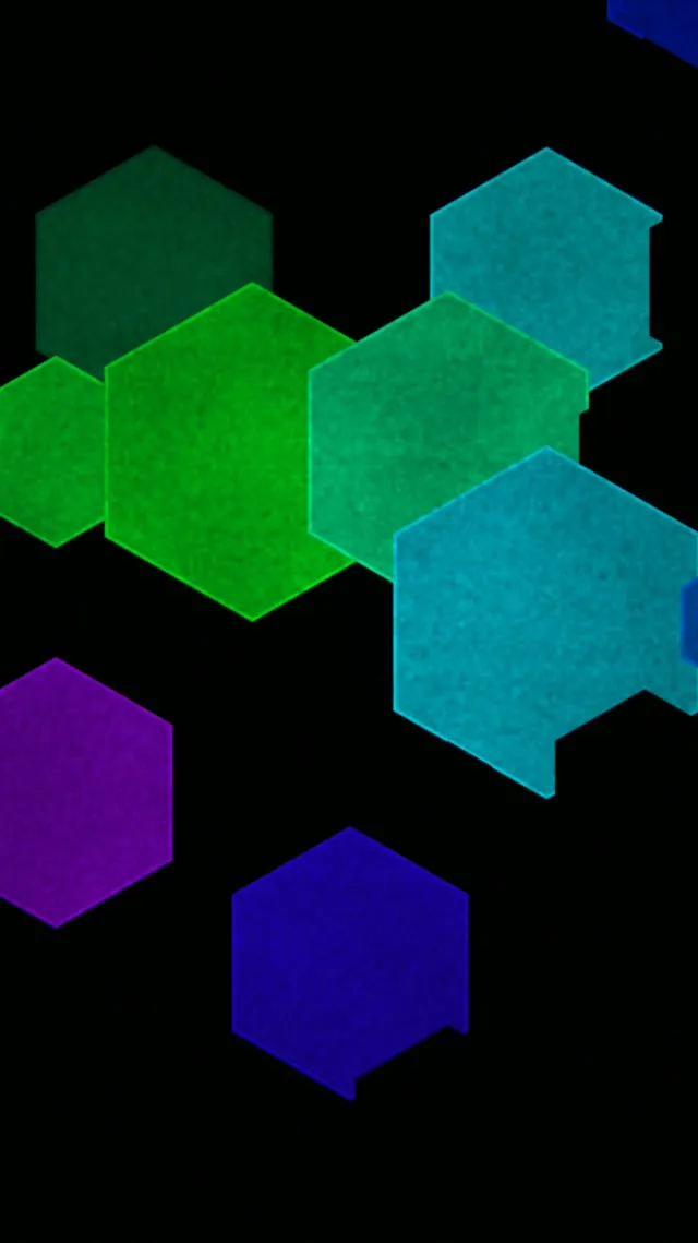 9:16 Reels | Floating hexagons 60fps screensaver live wallpaper digital art piece