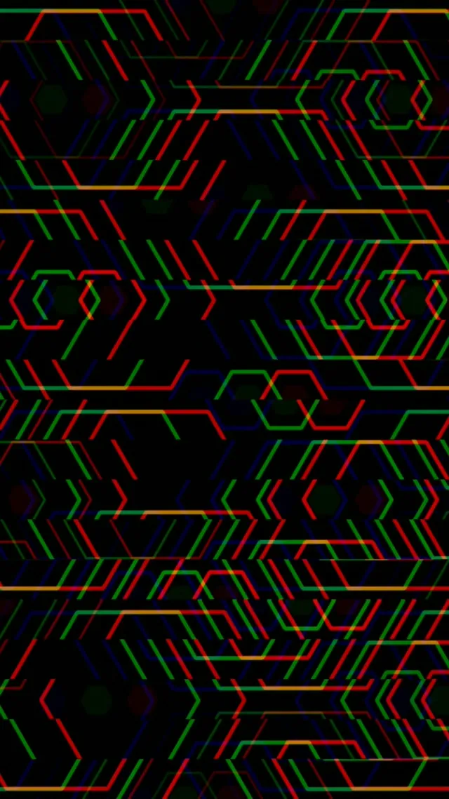 9:16 Reels | Geometric shapes & lines 60fps screensaver motion background