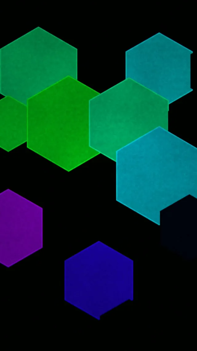 9:16 Reels Hexagon 60fps Screensaver Live Wallpaper | Colorful Motion Graphics
