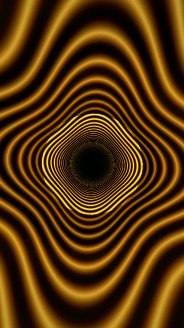 9:16 Reels | Hypnotic Gold Waves 60fps Screensaver Live Wallpaper