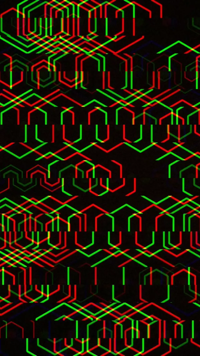 9:16 Reels | Neon Hexagon Pattern 60fps Live Wallpaper Screensaver