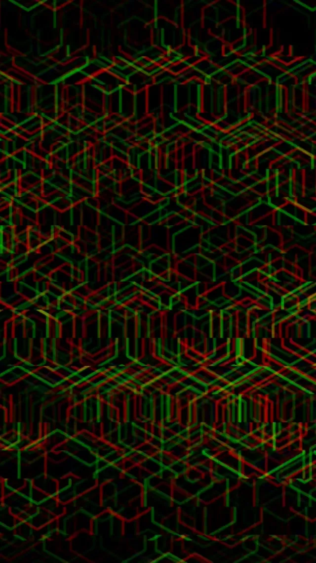 9:16 Reels | Neon Isometric Grid 60fps Screensaver Live Wallpaper