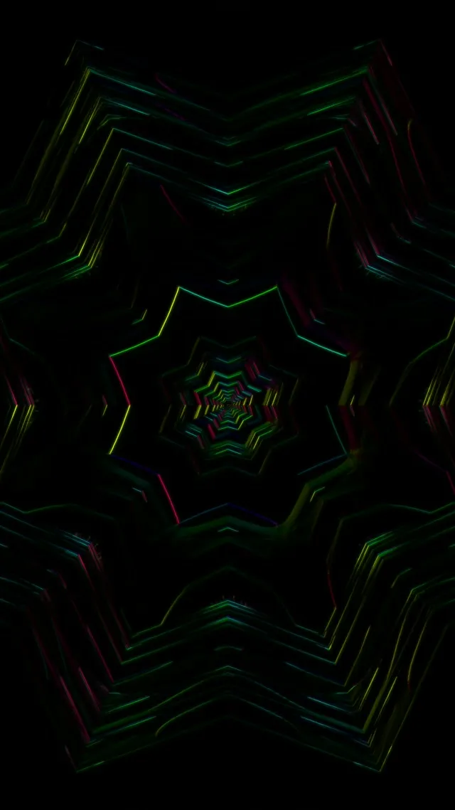 9:16 reels neon tunnel 60fps screensaver motion background purple star