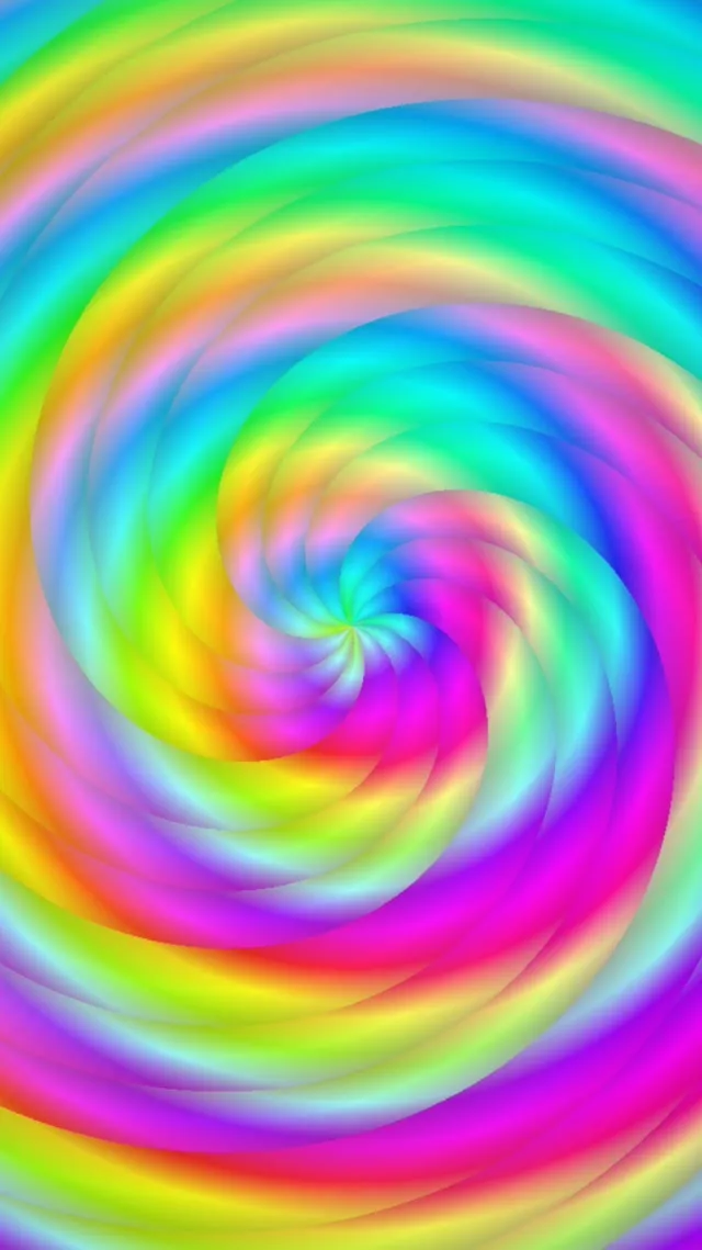9:16 Reels 60FPS Colorful Spiral Vortex Screensaver | Live Wallpaper Motion