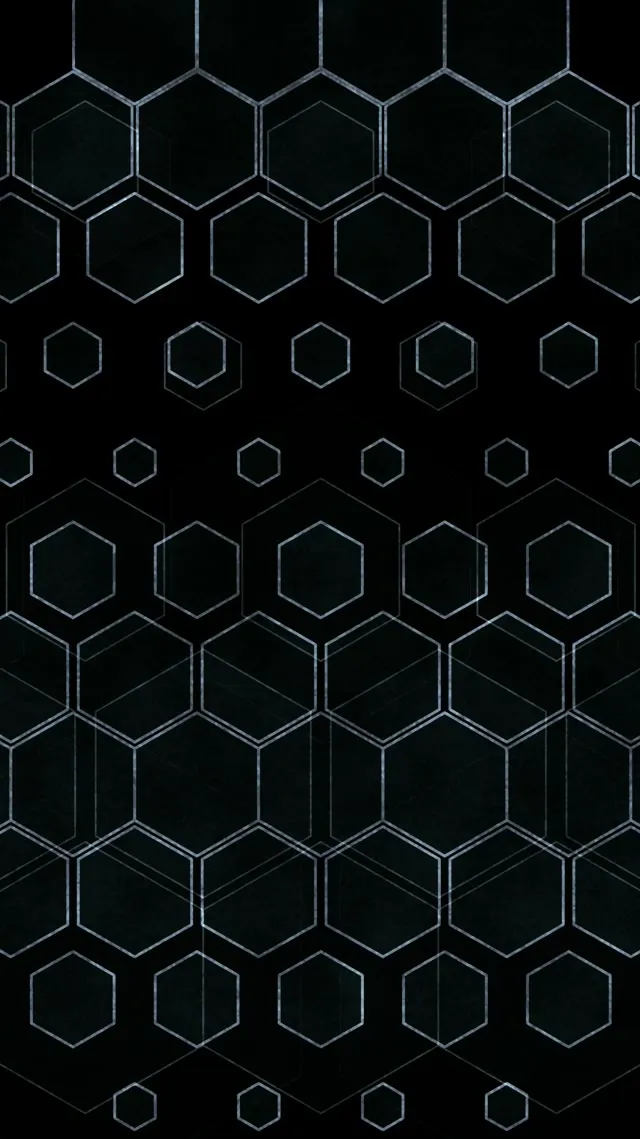 9:16 Reels 60fps Geometric Hexagon Screensaver - Live Wallpaper Motion Graphics