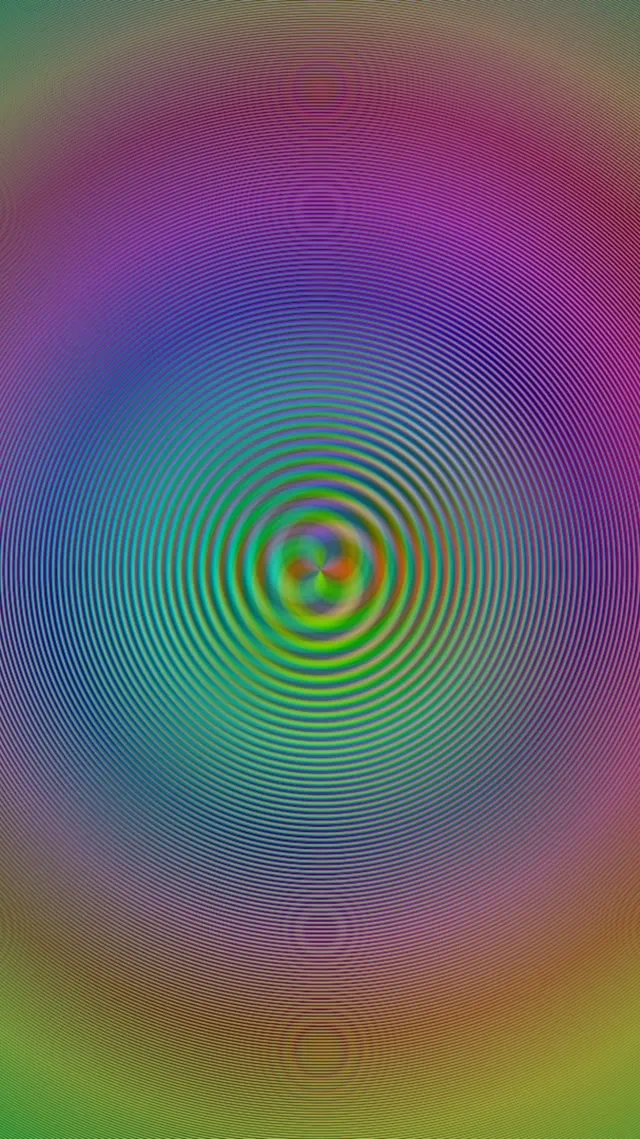 9:16 Reels | 60fps Gold Magenta Rotating Fractal Screensaver VJ Animation