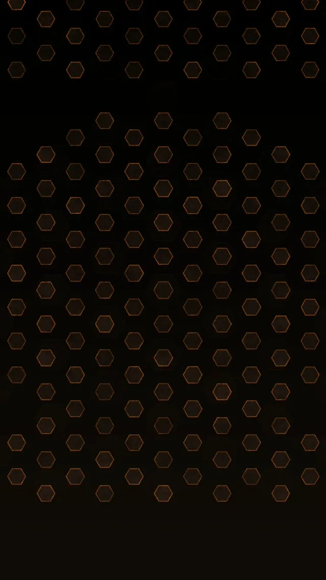 9:16 Reels 60FPS Hexagon Spiral Screensaver | Live Wallpaper Orange Abstract