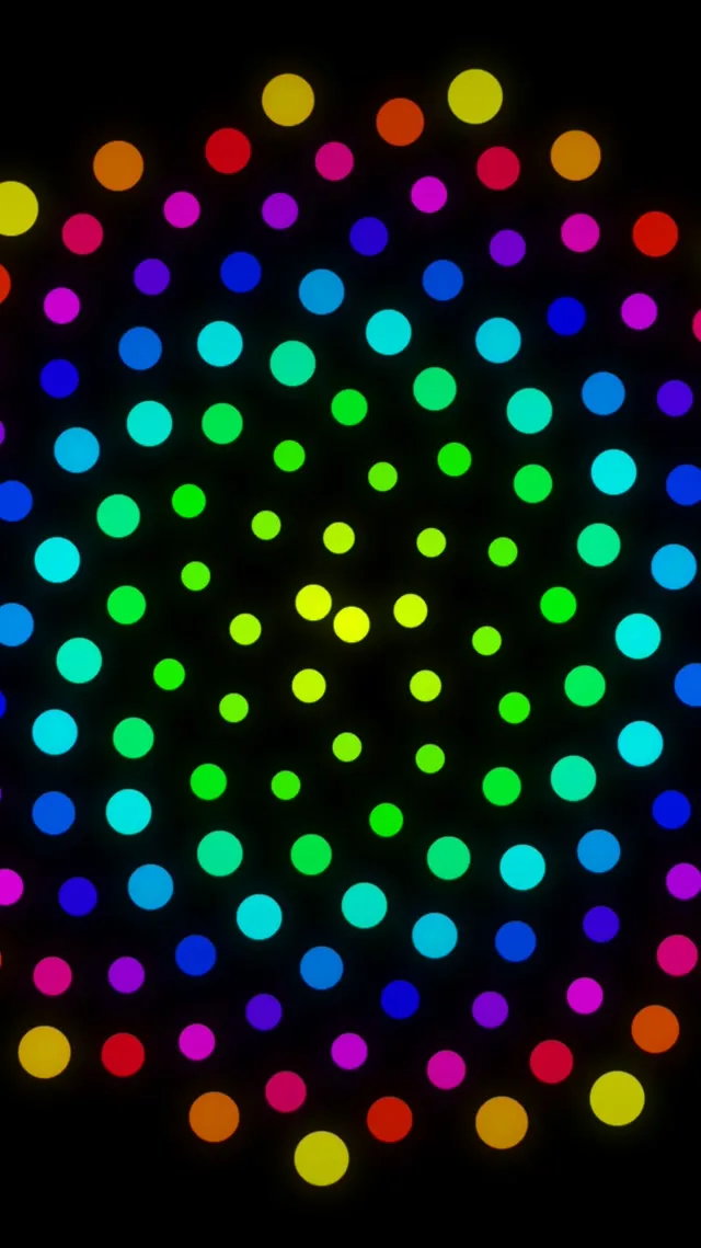 9:16 Reels | 60fps Neon Hexagon Screensaver Motion Background
