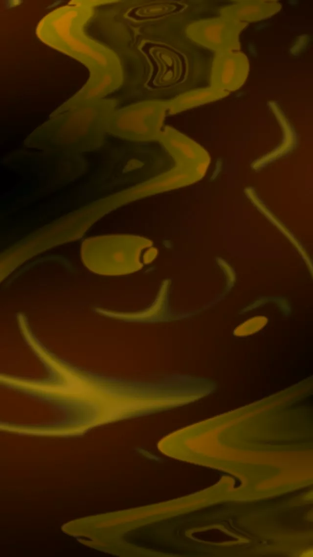 9:16 Reels 60fps Neon Tunnel Screensaver Amber Flowing Waves Motion Background VJ Clip