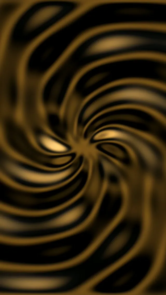 9:16 Reels 60fps Screensaver Neon Tunnel Live Wallpaper Black Gold Vortex