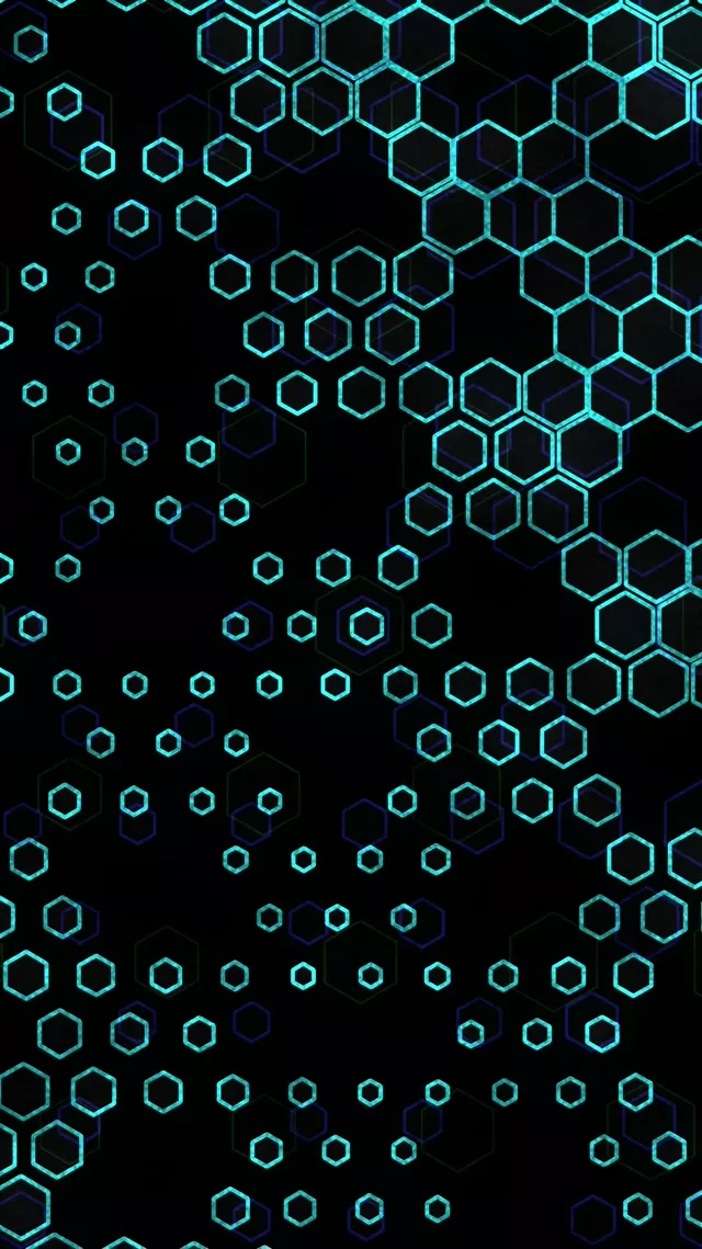 9:16 Reels 60fps Screensaver Neon Tunnel Motion Background Cyan Geometric