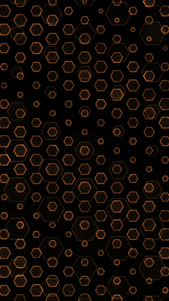 9:16 Reels 60fps Screensaver Neon Tunnel Motion Background Orange Geometric Shapes