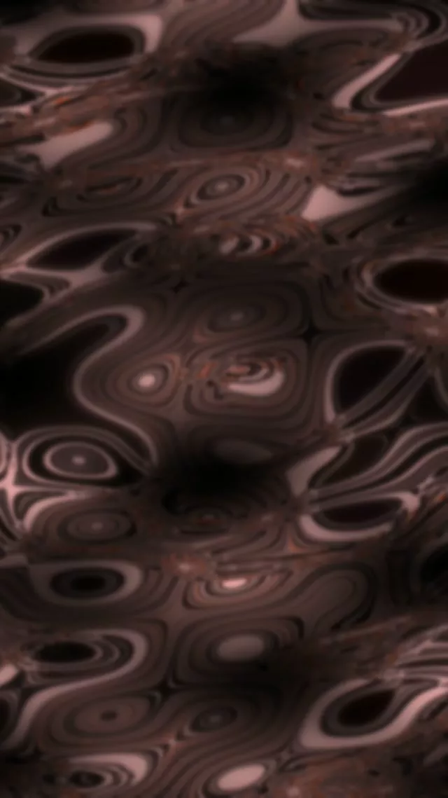 9:16 Reels 60fps Screensaver Neon Tunnel Pulsating Bronze Fractals Vj Animation