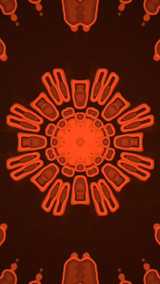 9:16 Reels 60fps 螢幕保護程式 - 霓虹隧道螺旋曼陀羅爆發動態背景