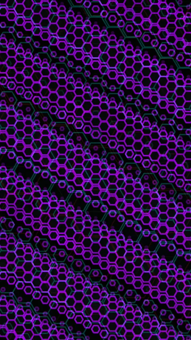 9:16 Reels 60fps Screensaver Neon Tunnel VJ Animation Purple Geometric Flow