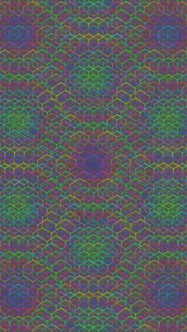 9:16 Reels 60fps Screensaver | Rotating Emerald Hexagon VJ Animation