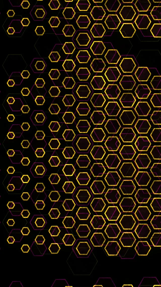 9:16 Reels | Neon Hexagon Spiral 60FPS Screensaver | VJ Loop Animation
