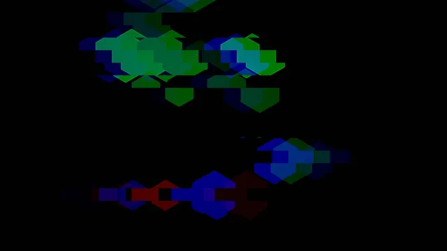 Abstract 3D Hexagonal Shapes Motion Graphics Loop