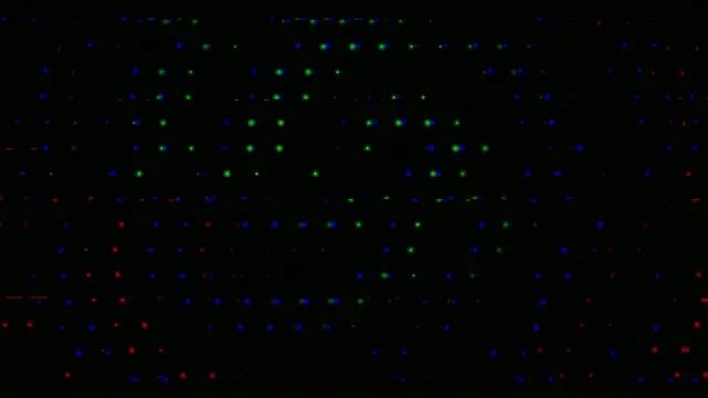 Abstract 4K digital particle network animation with glowing nodes