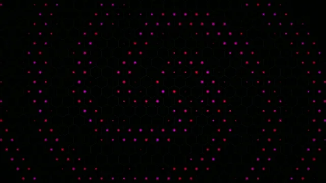 Abstract 4K UHD neon particle grid motion background loop