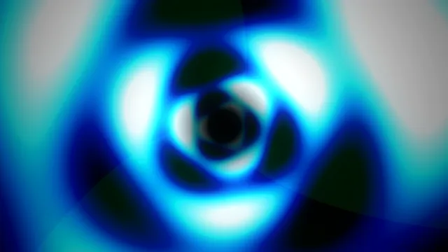 Abstract Blue Energy Portal Motion Background