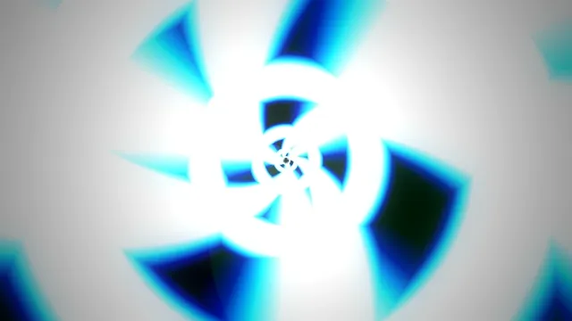 Abstract Blue Neon Shatter Effect 4K