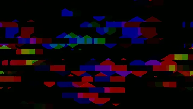 Abstract Colorful 3D Geometric Shapes Animation