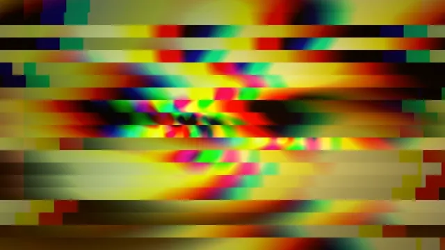 Abstract Colorful Glitch Art Animation 4K