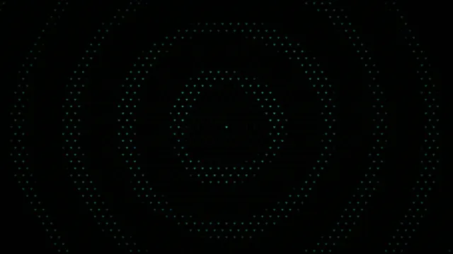 Abstract Cyan Particles Forming Digital Wave 4K