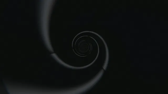 Abstract Dark Spiral Loop Motion Graphics 4K