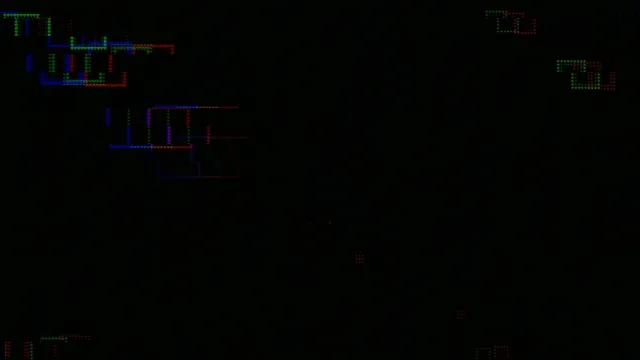 Abstract Digital Circuit Network Animation 4K