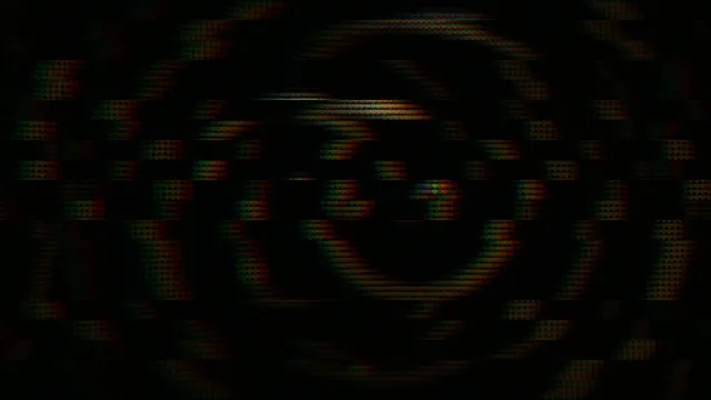 Abstract Digital Glitch Art Animation - 4K UHD