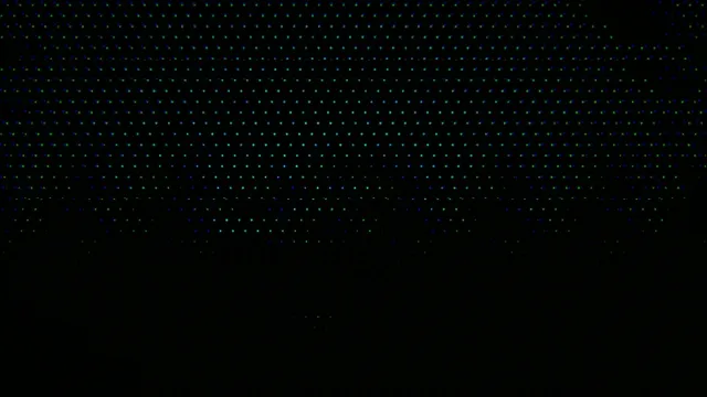 Abstract Digital Particles Flowing Down Dark Background