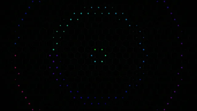 Abstract Digital Particles Network 4K Ultra HD